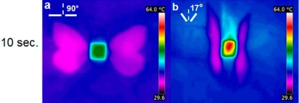 Butterfly wings - solar concentrator