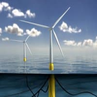 Floating wind farm