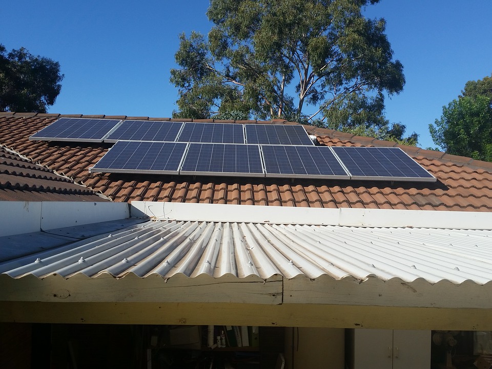 Solar domestic power increasingly popular.