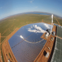 Largest solar project under way in south australia.