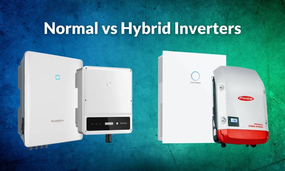 Normal grid-tied inverters vs Hybrid Inverters