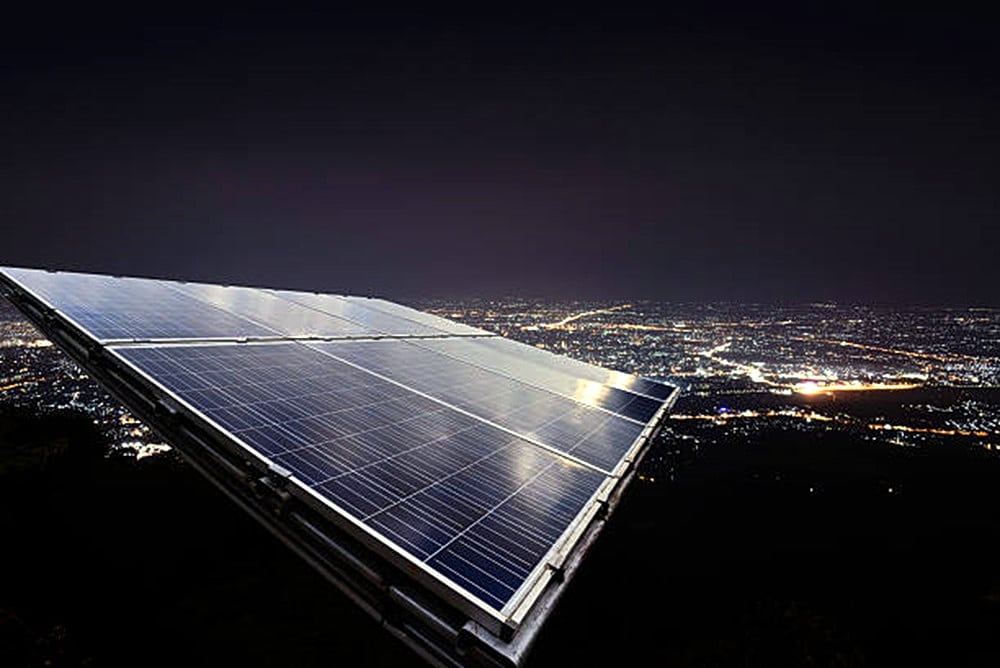 solar panels during power outage