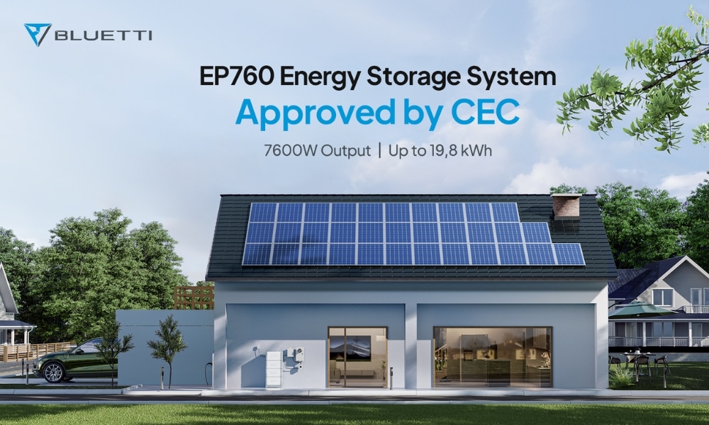 BLUETTI EP760 Energy Storage System CEC Approved