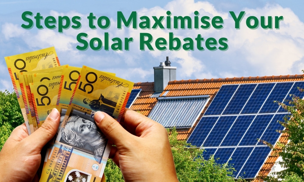 claiming solar rebates