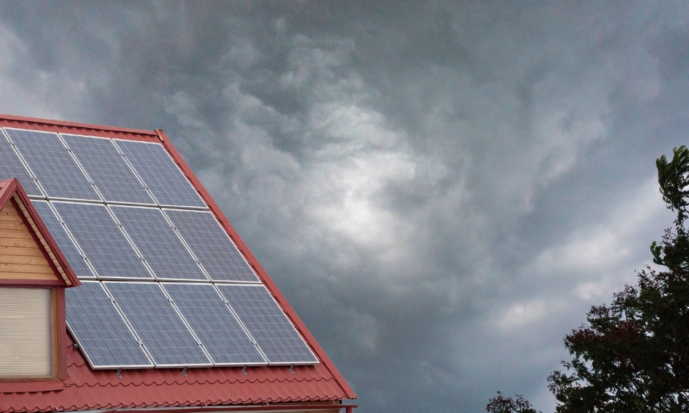 Cyclone-proof Solar Panels